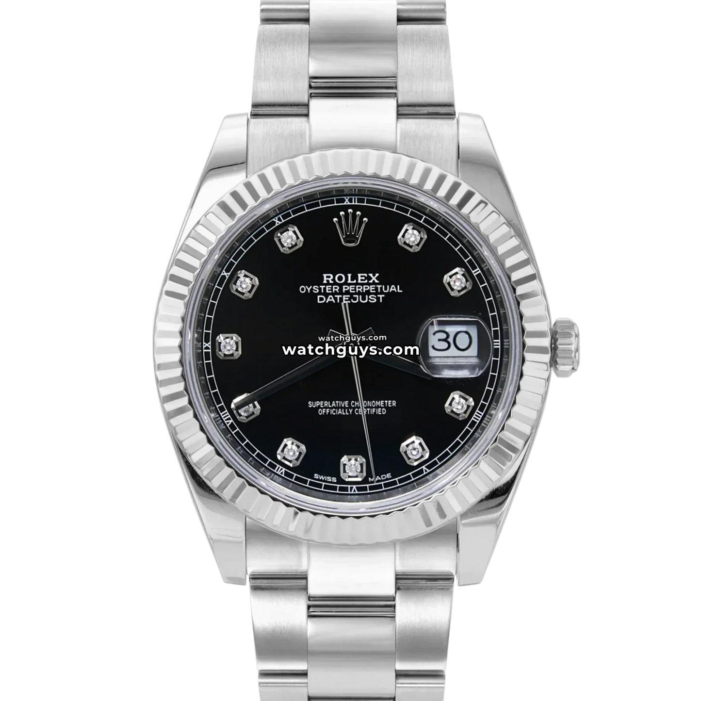 Rolex Datejust 126334 Black Diamond Oyster
