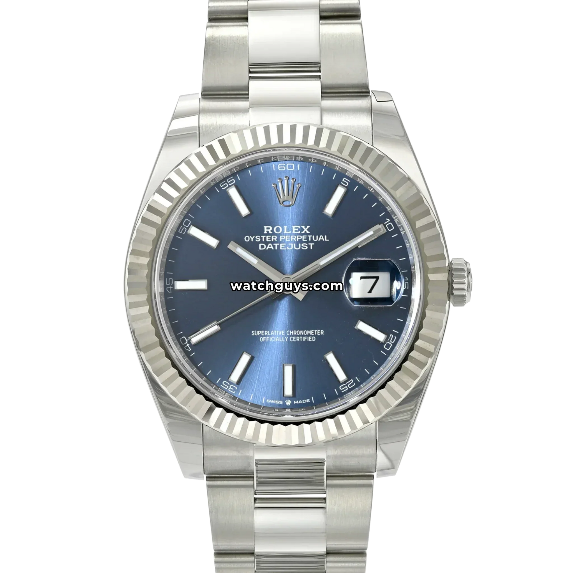 Rolex Datejust 126334 Blue Index Oyster
