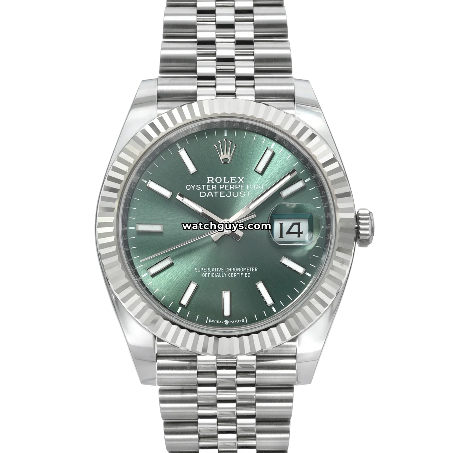 Rolex Datejust 126334 Mint Green Jubilee