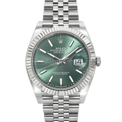 Rolex Datejust 126334 Mint Green Jubilee