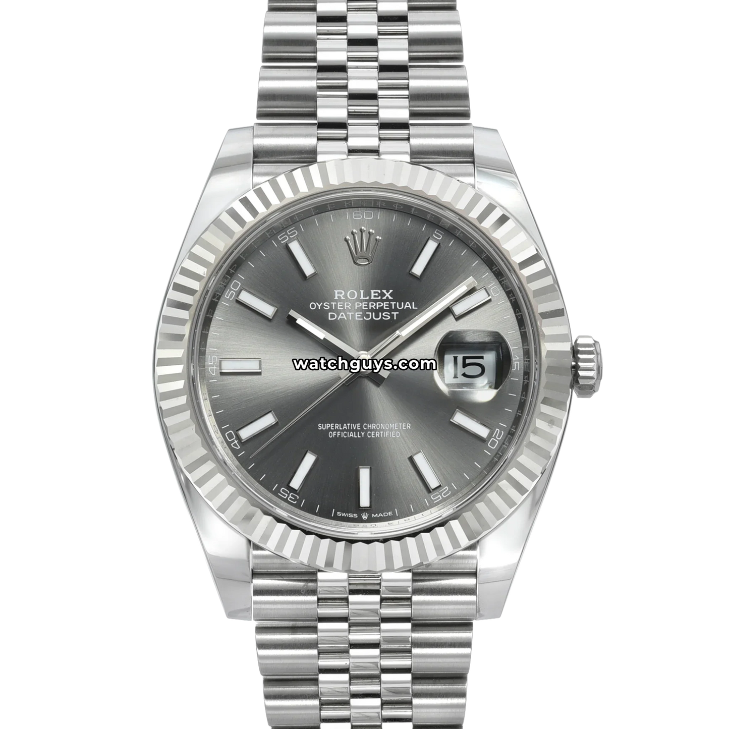 Rolex Datejust 126334 Slate Index Jubilee