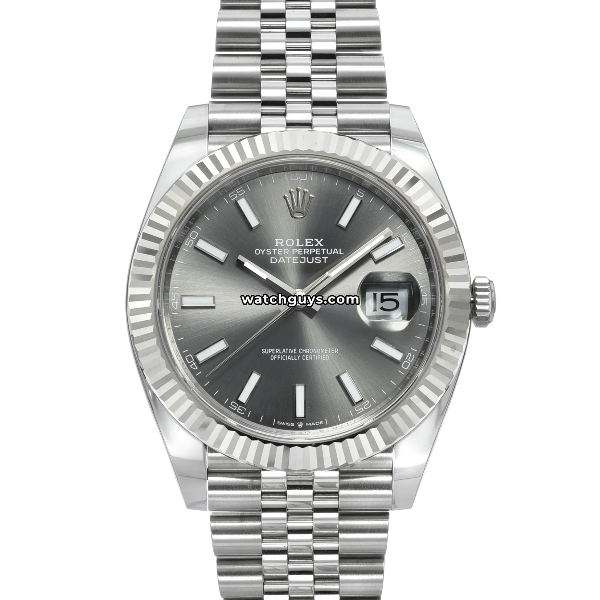 Rolex Datejust 126334 Slate Index Jubilee