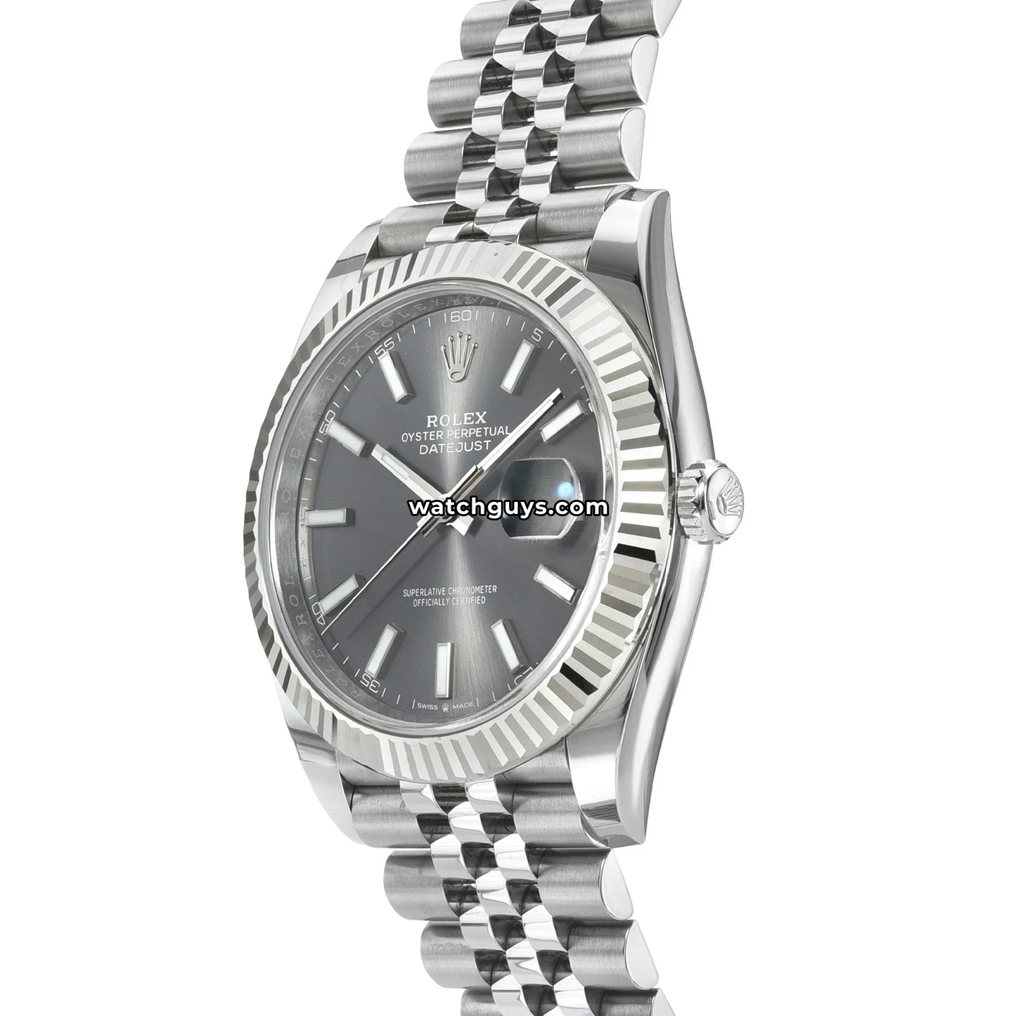 Rolex Datejust 126334 Slate Index Jubilee