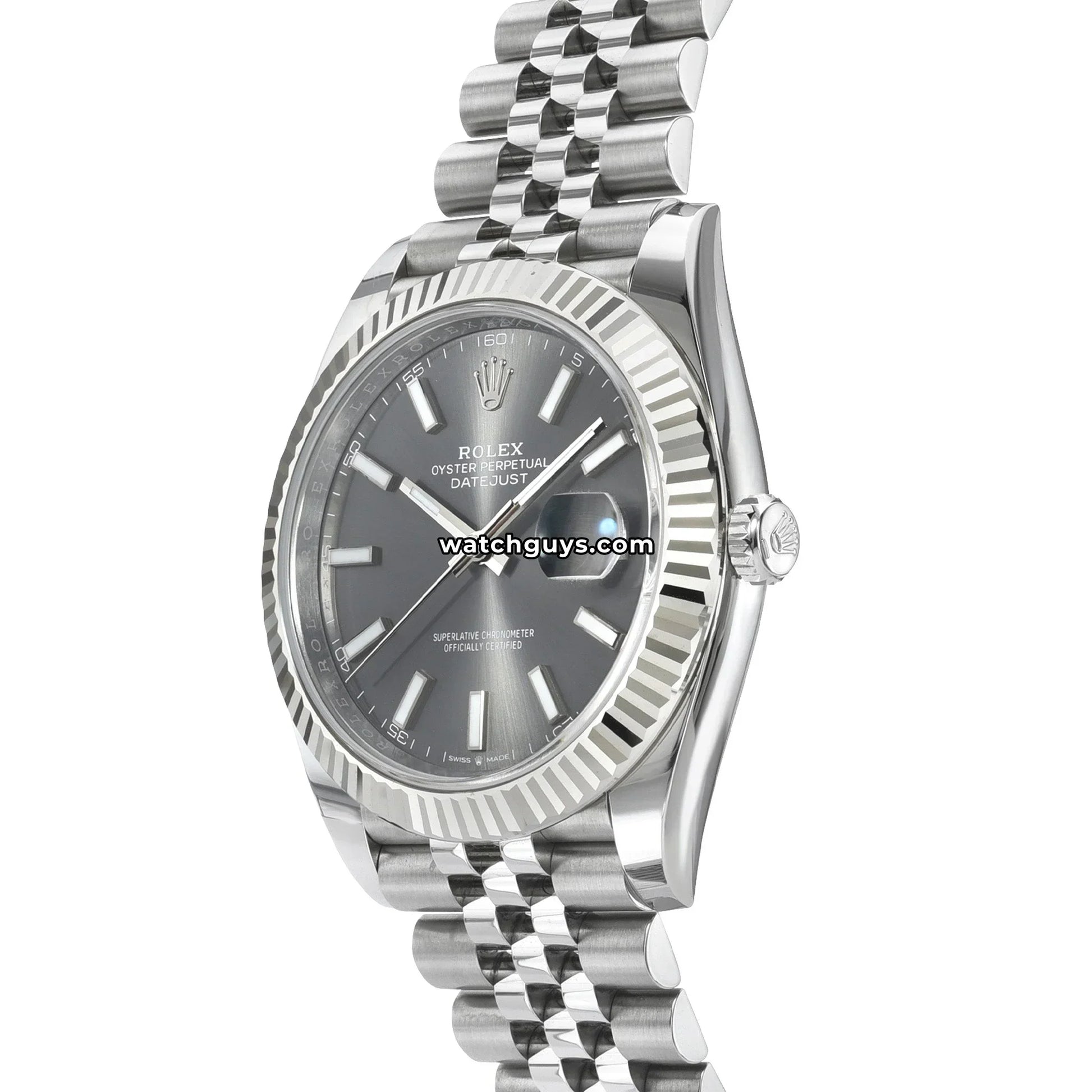 Rolex Datejust 126334 Slate Index Jubilee