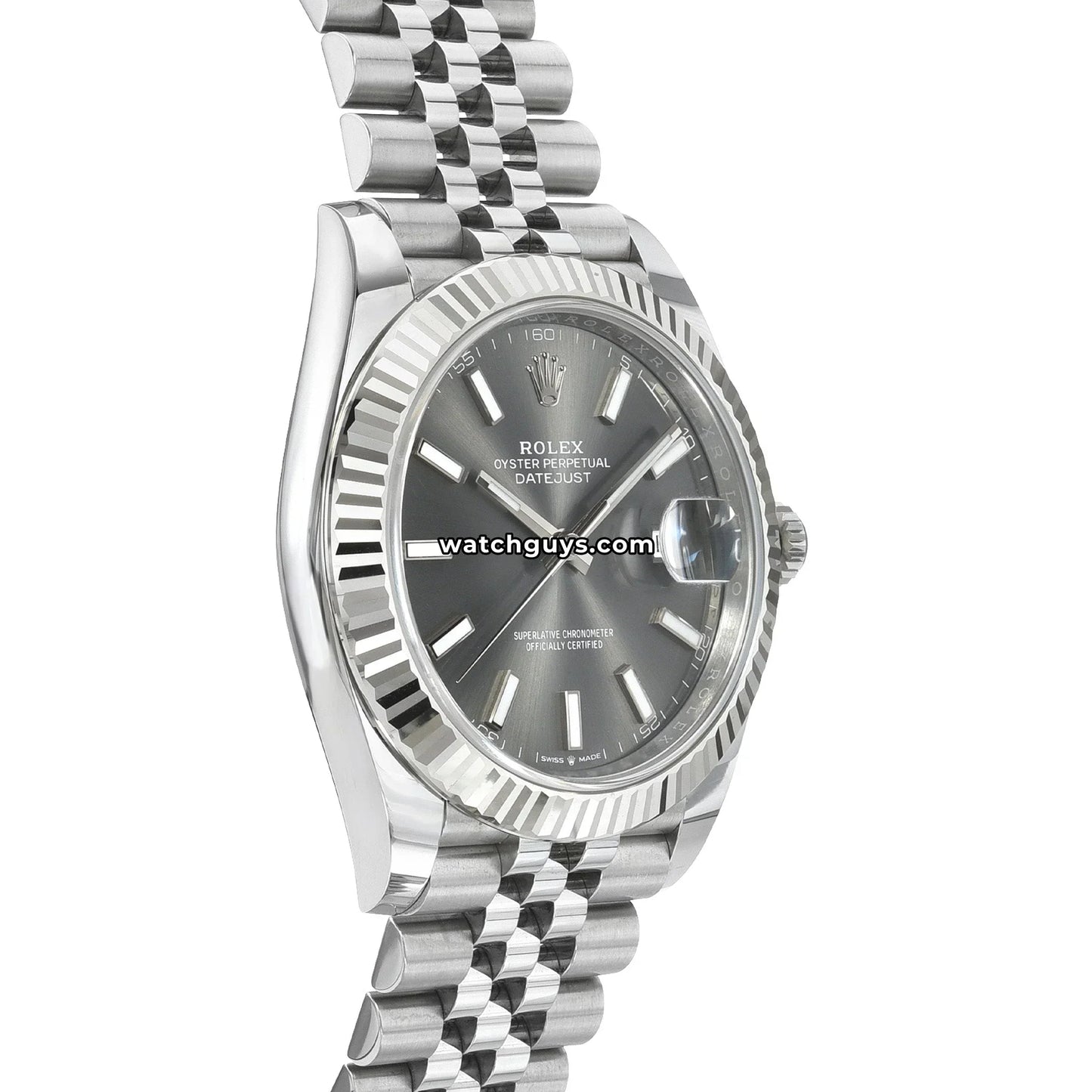 Rolex Datejust 126334 Slate Index Jubilee
