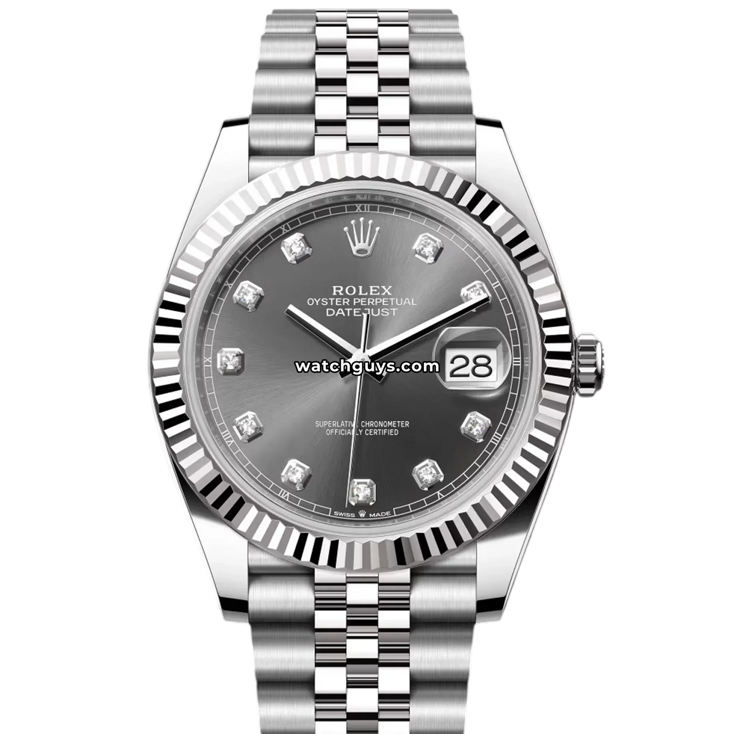 Rolex Datejust 126334 Rhodium Diamond Jubilee