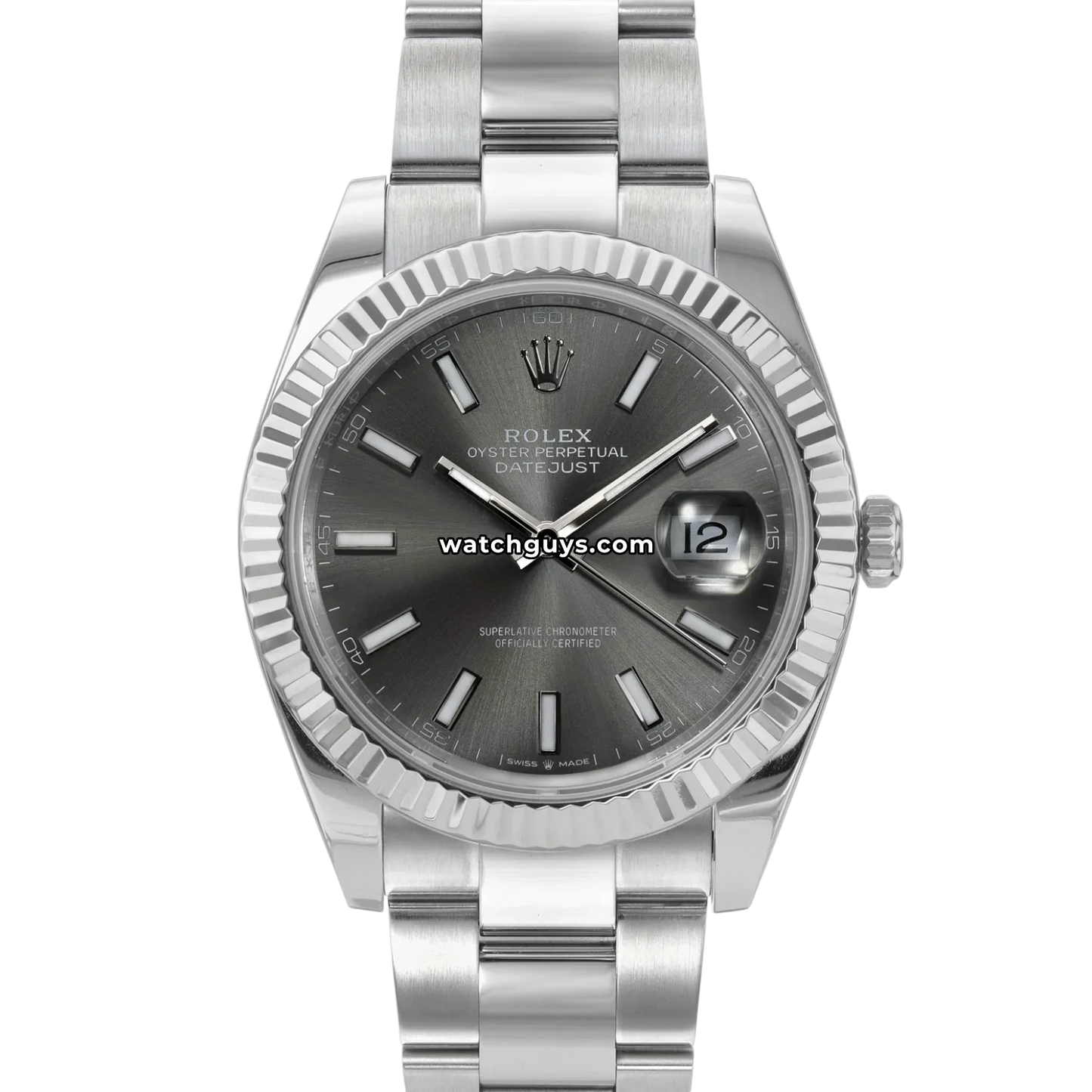 Rolex Datejust 126334 Rhodium Oyster