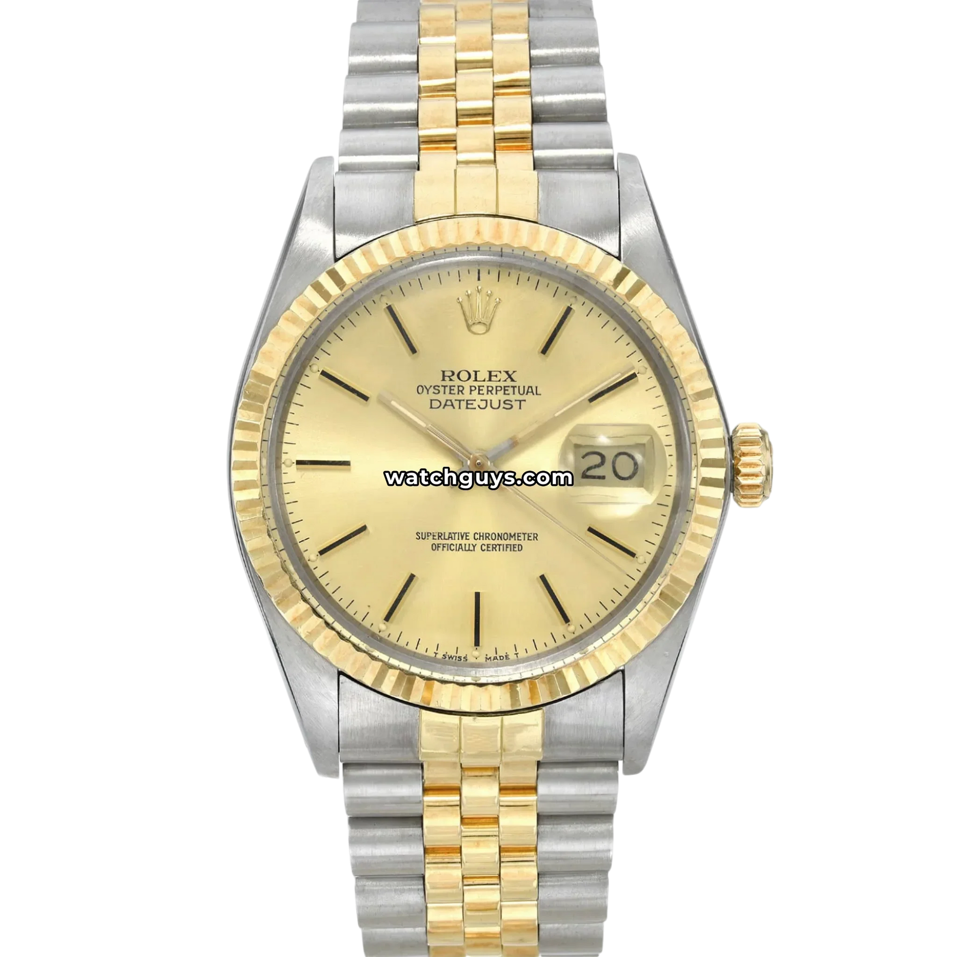 Rolex Datejust 16013 Steel & Yellow Gold