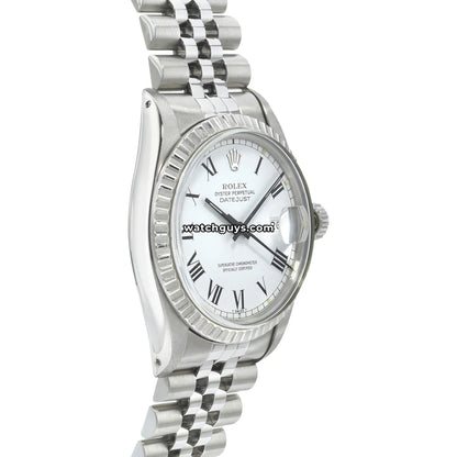 Rolex Datejust 16030 White "Buckley" Dial
