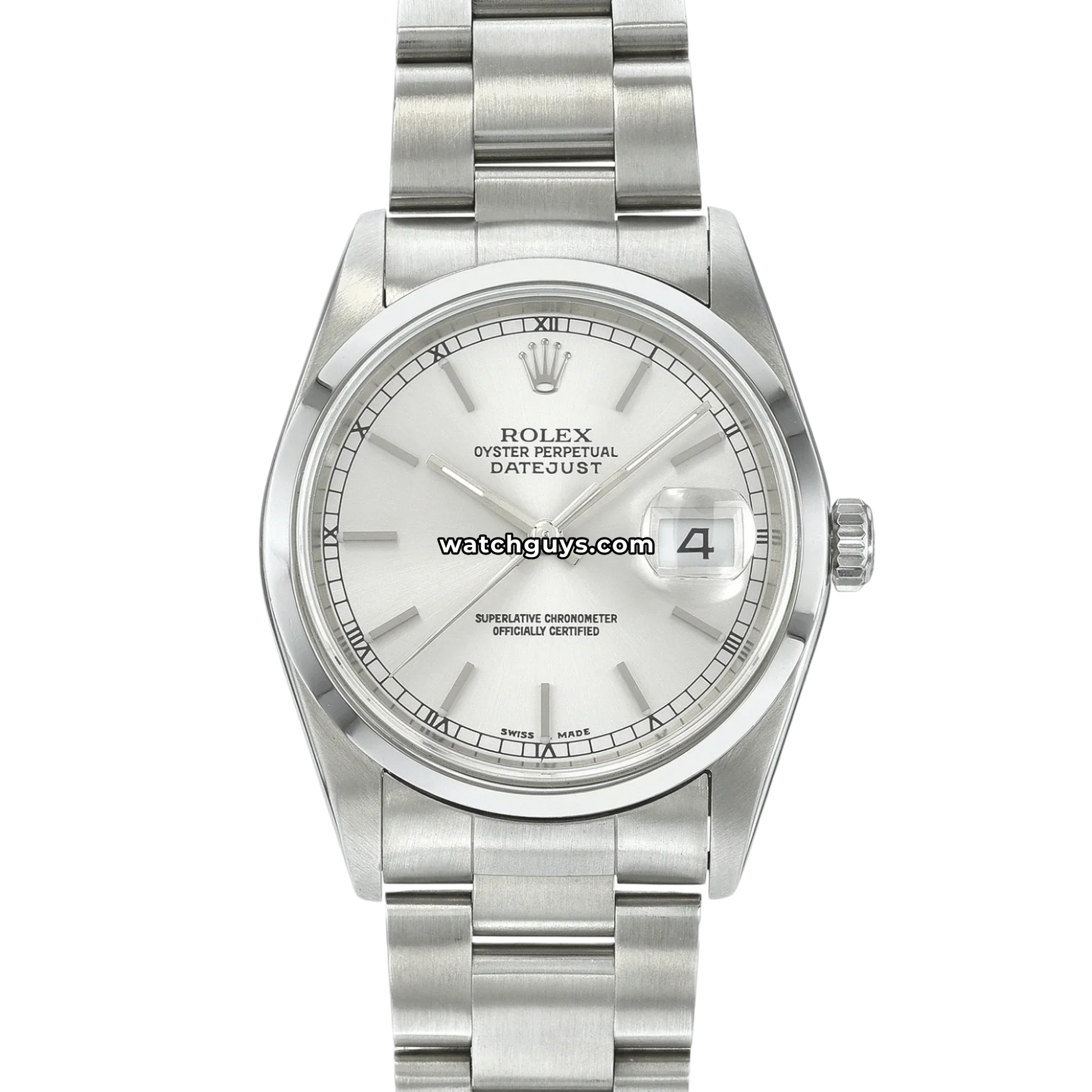 Rolex Datejust 16200 Silver