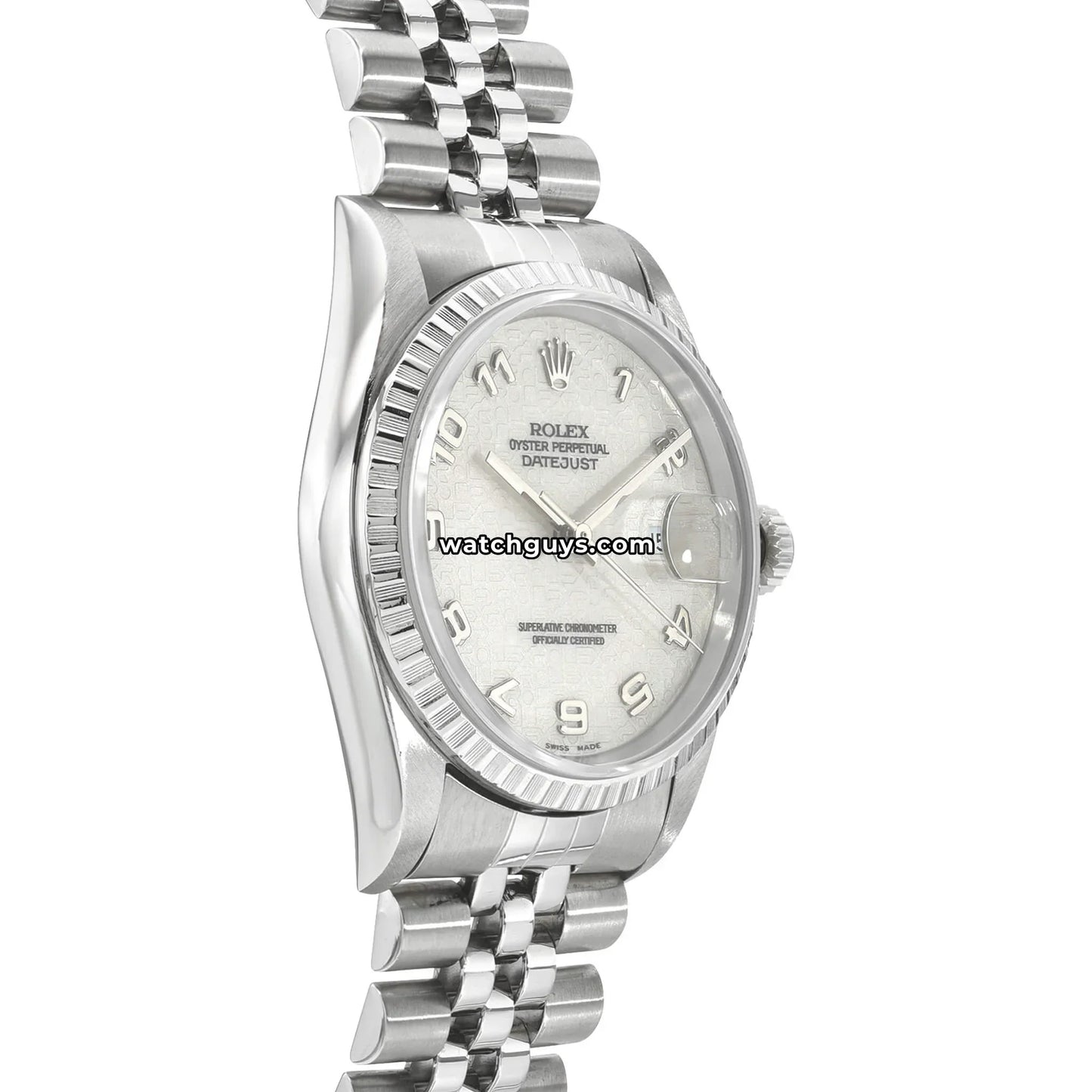 Rolex Datejust 16220 Ivory Jubilee Arabic