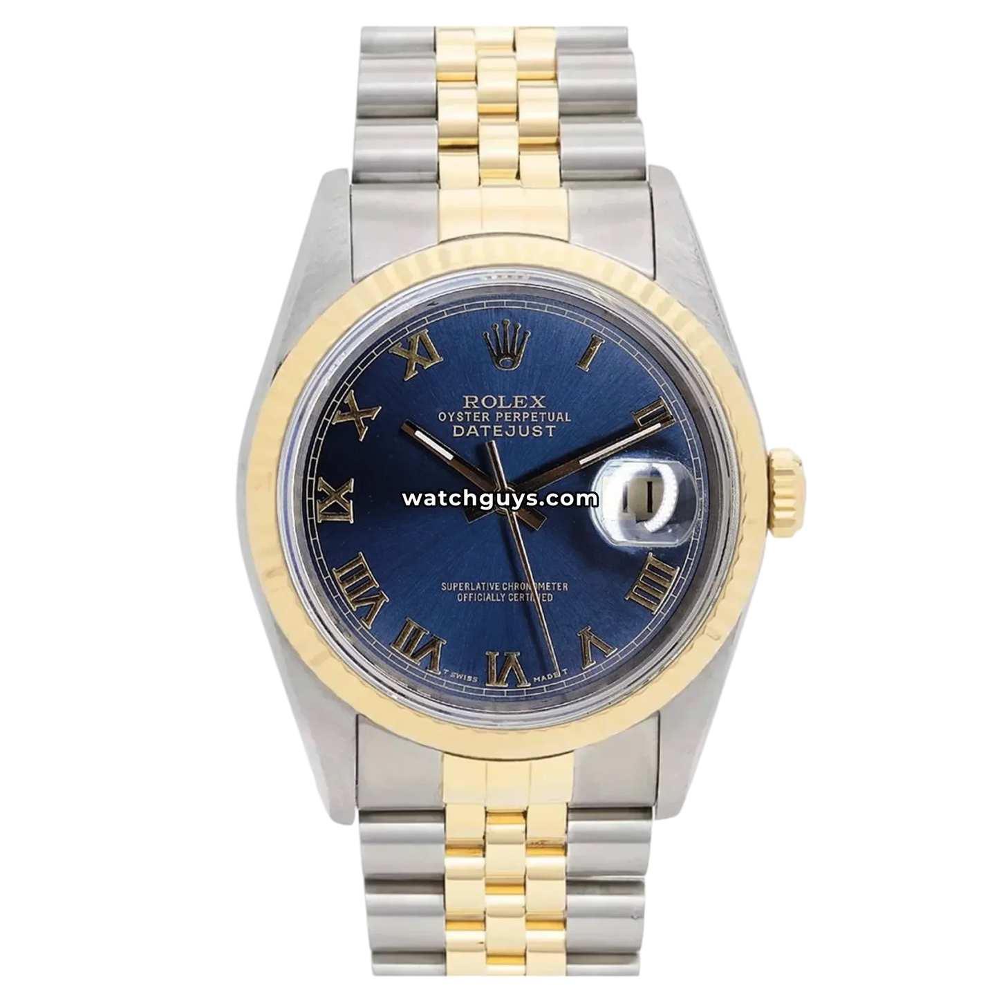 Rolex Datejust 16233 Blue Roman Jubilee