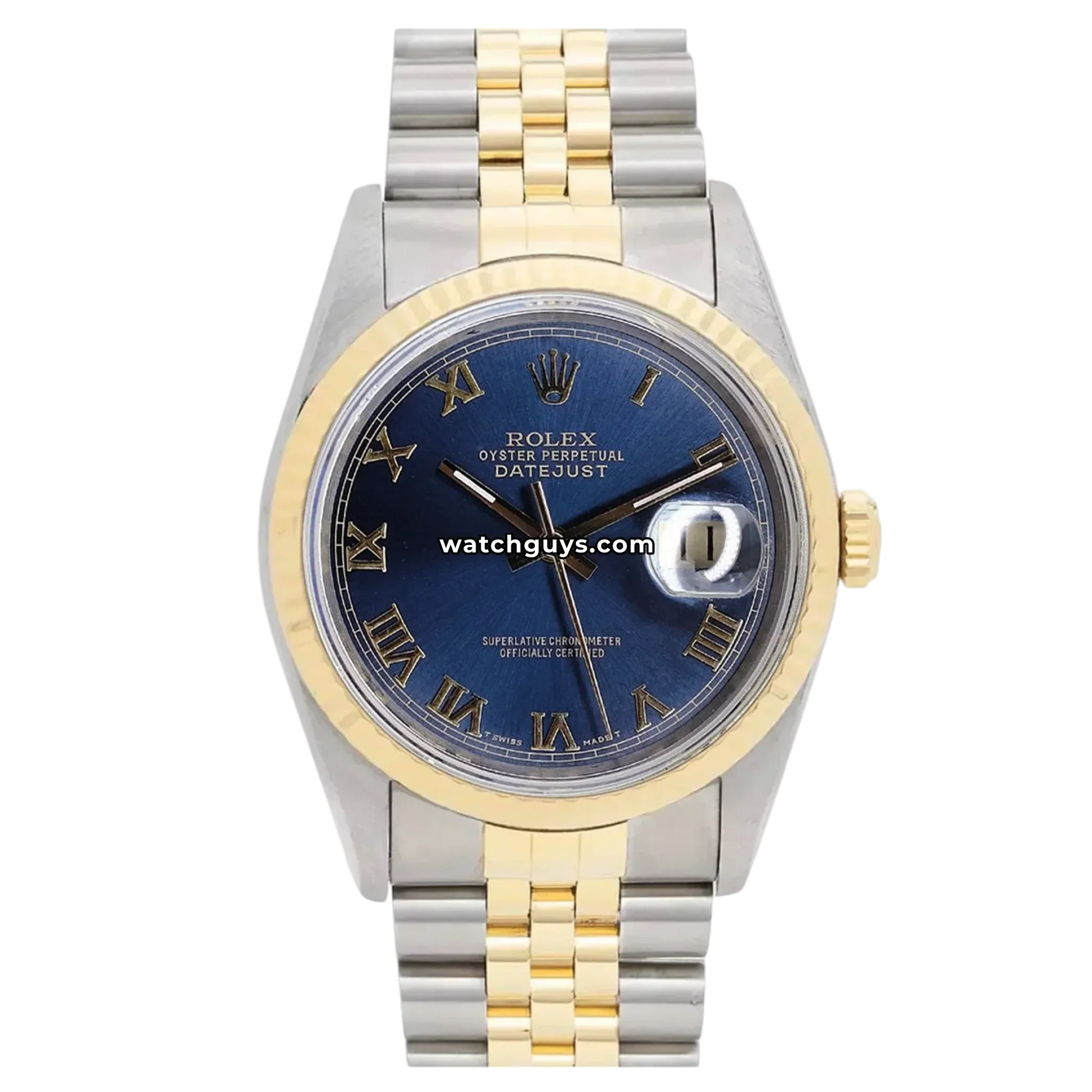 Rolex Datejust 16233 Blue Roman Jubilee