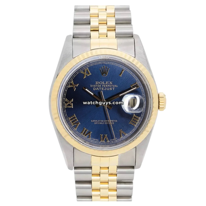 Rolex Datejust 16233 Blue Roman Jubilee