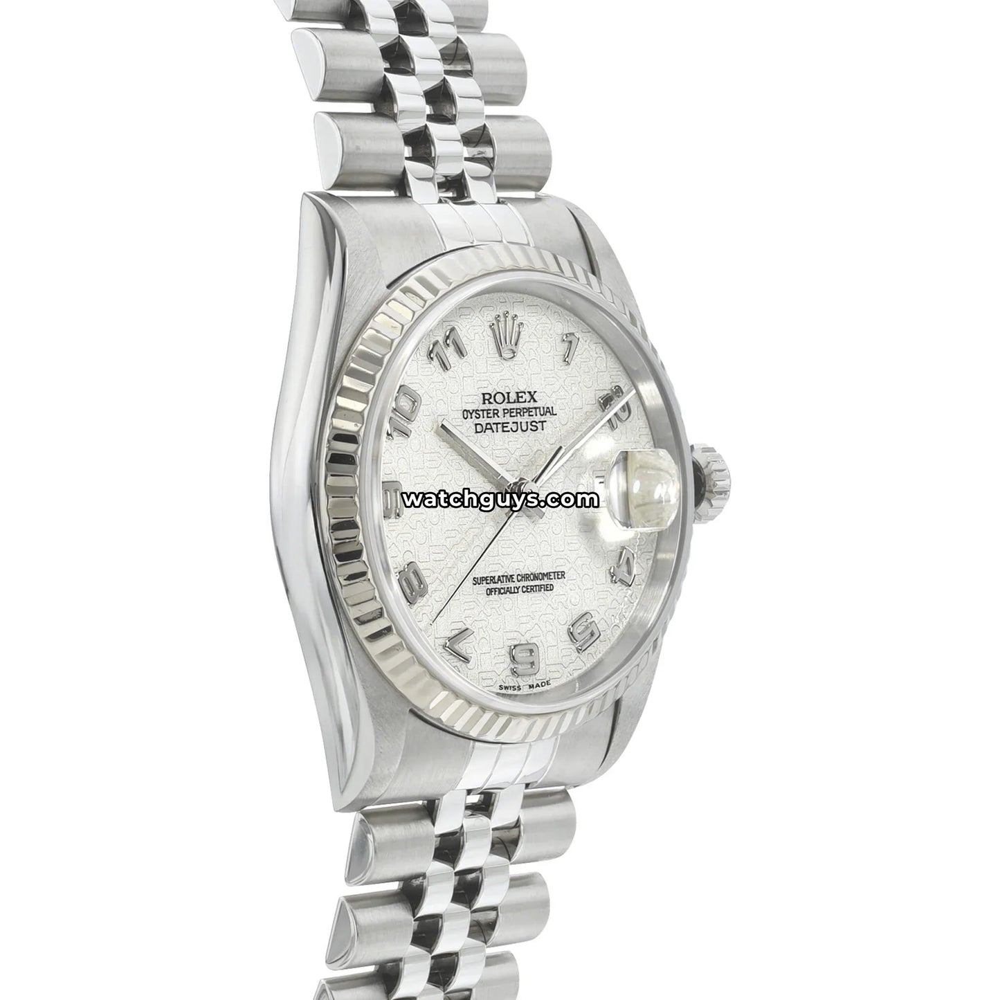 Rolex Datejust 16234 Ivory Jubilee Arabic