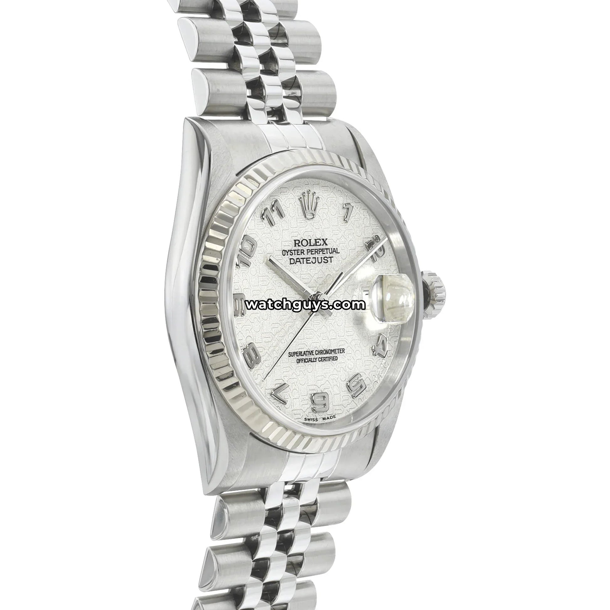 Rolex Datejust 16234 Ivory Jubilee Arabic