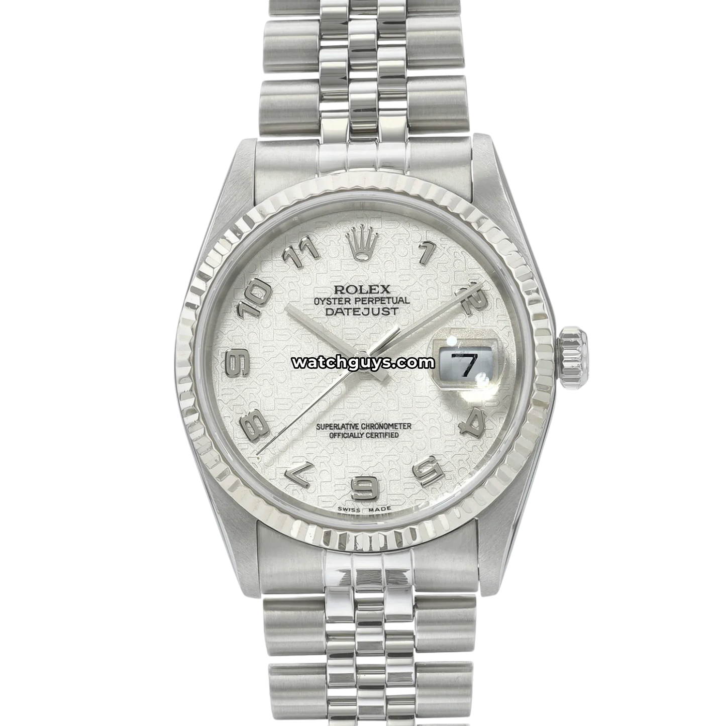 Rolex Datejust 16234 Ivory Jubilee Arabic