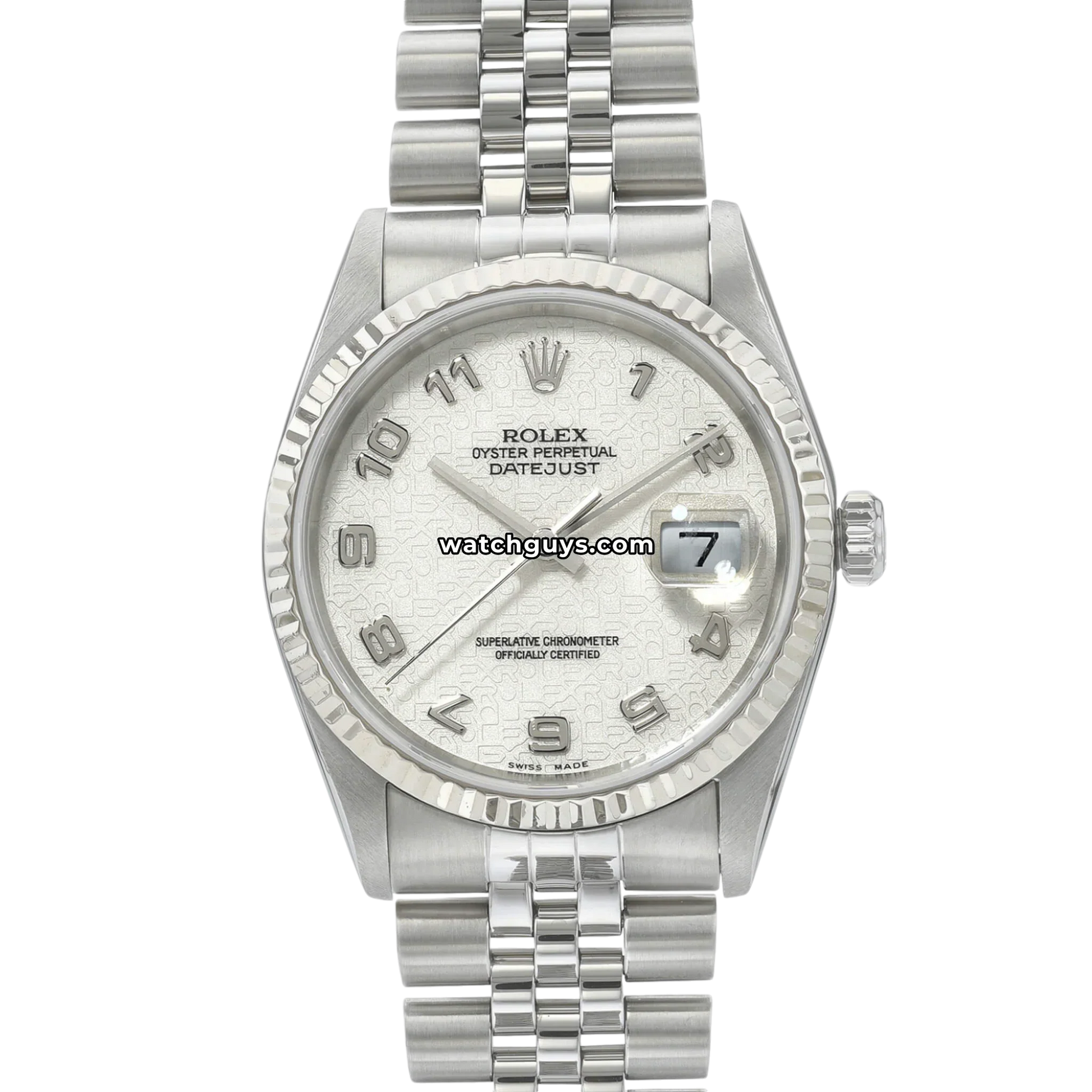 Rolex Datejust 16234 Ivory Jubilee Arabic