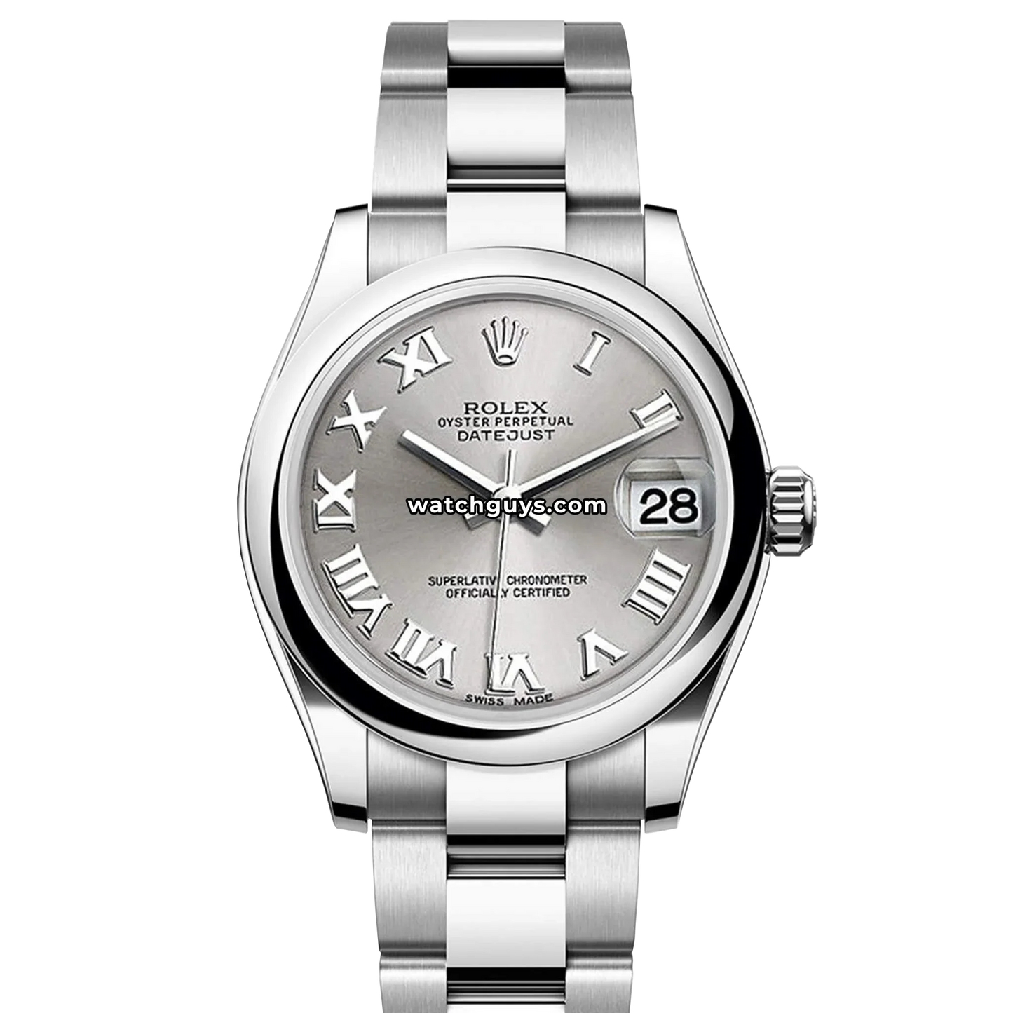 Rolex Datejust 178240 Silver Roman Oyster