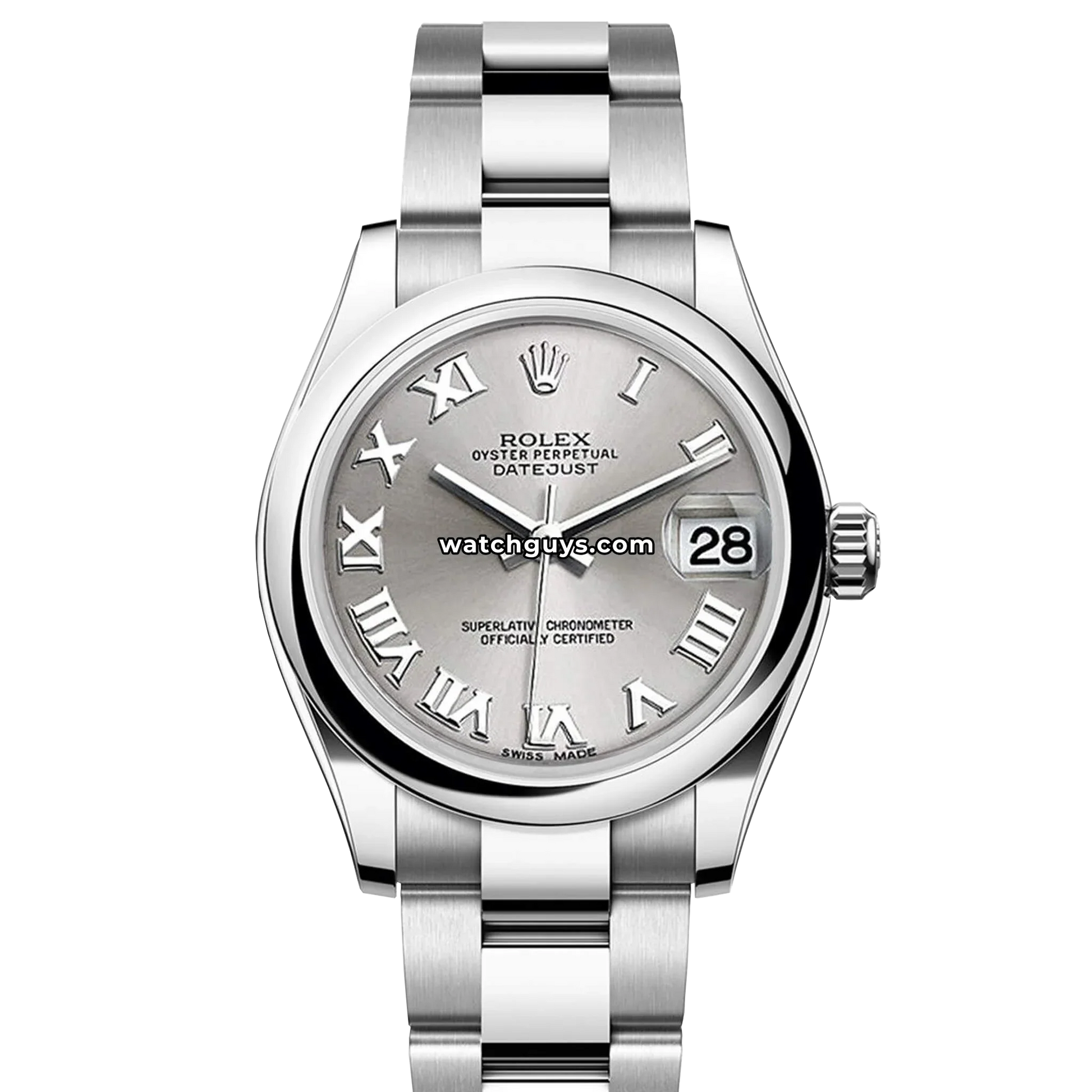 Rolex Datejust 178240 Silver Roman Oyster