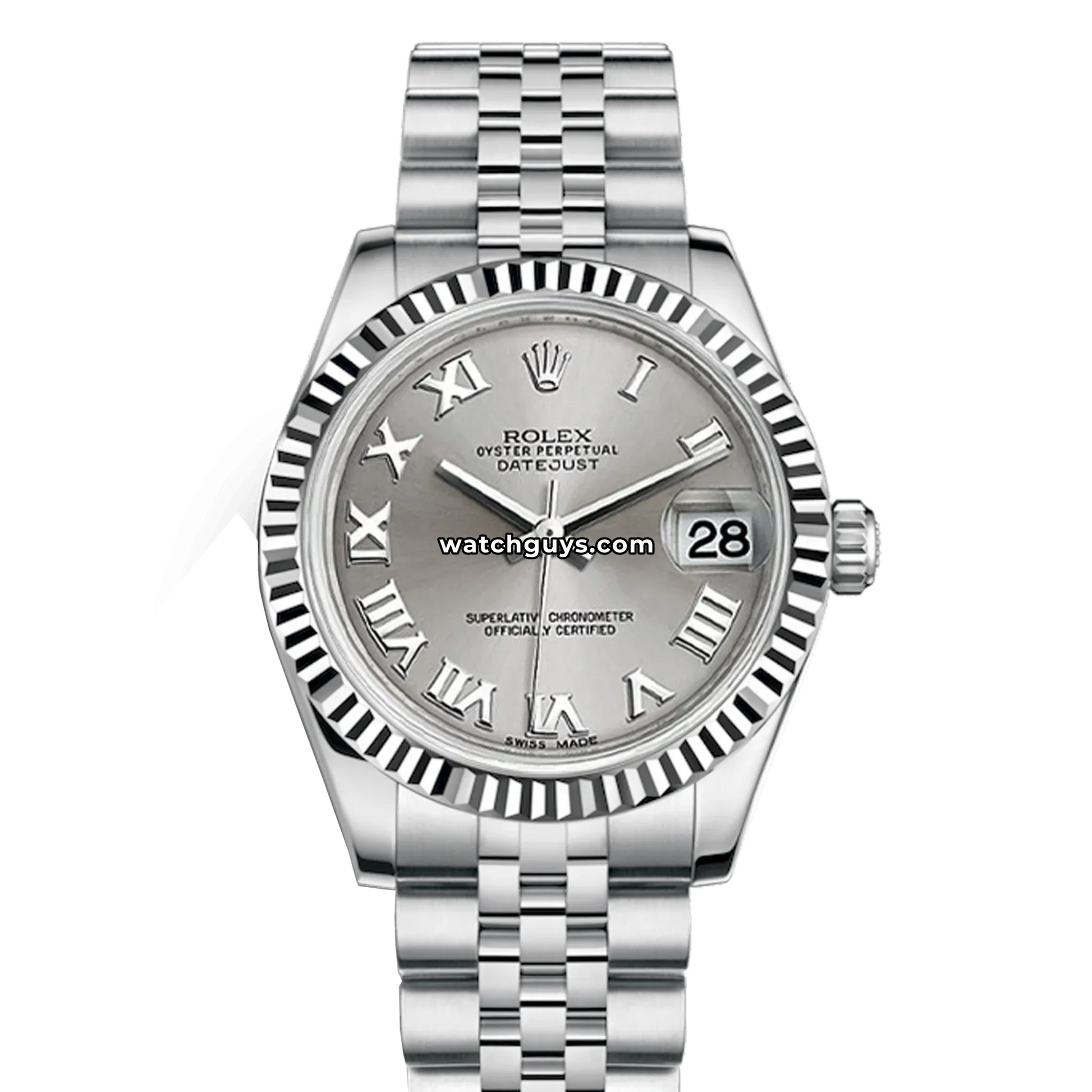 Rolex Datejust 178274 Silver Roman Jubilee