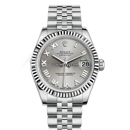 Rolex Datejust 178274 Silver Roman Jubilee