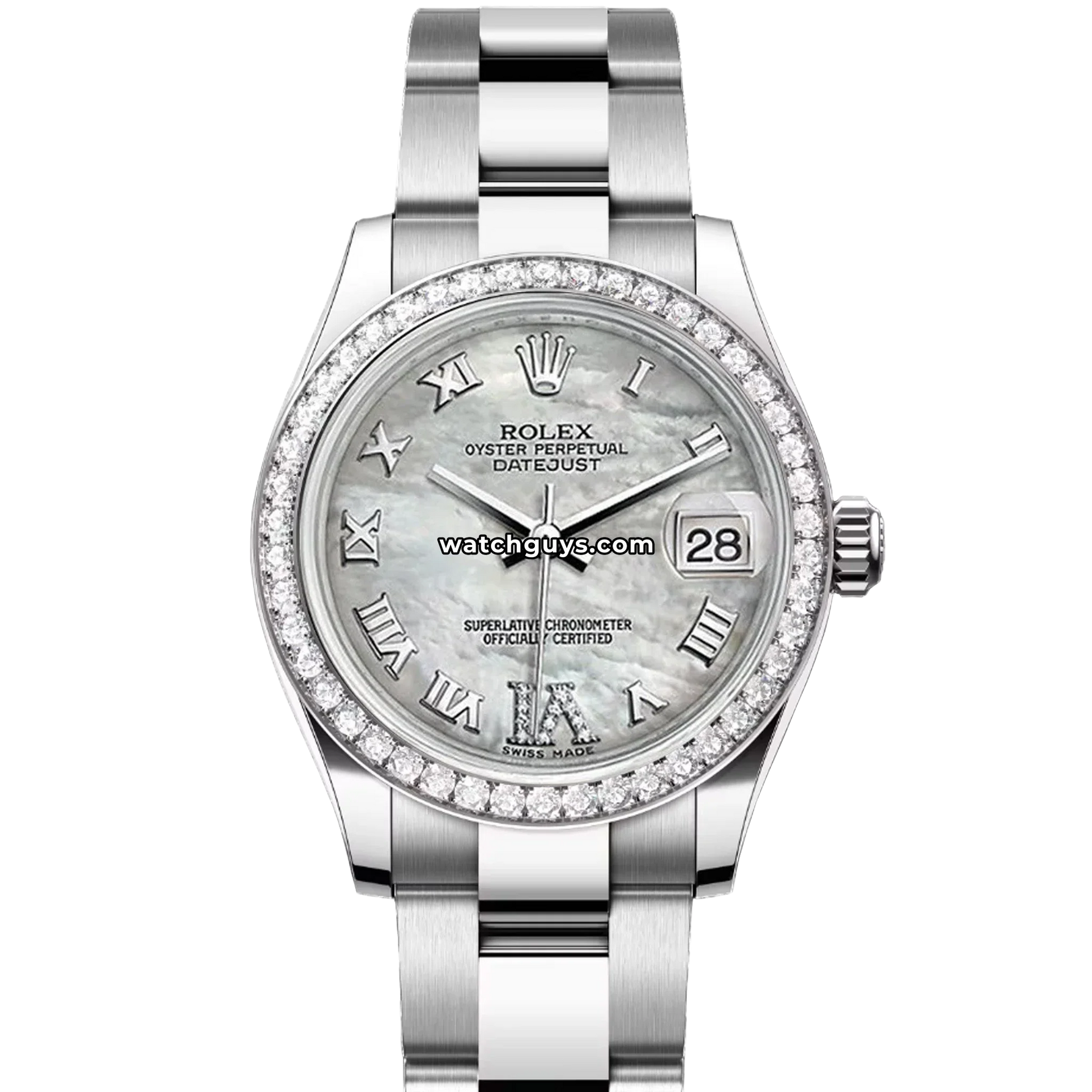 Rolex Datejust 178384 Mother of Pearl Roman Oyster