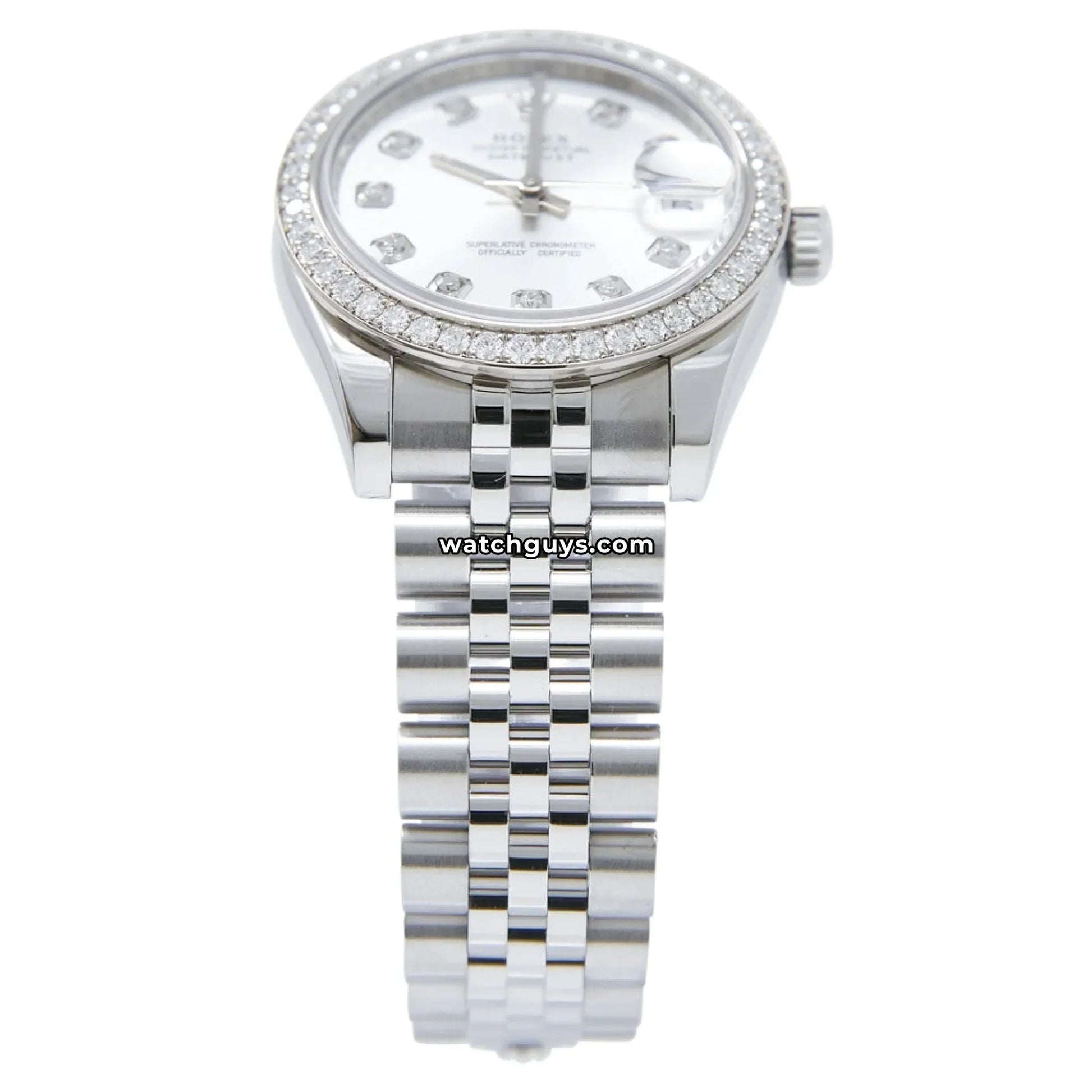 Rolex Datejust 178384 Silver Diamond Jubilee