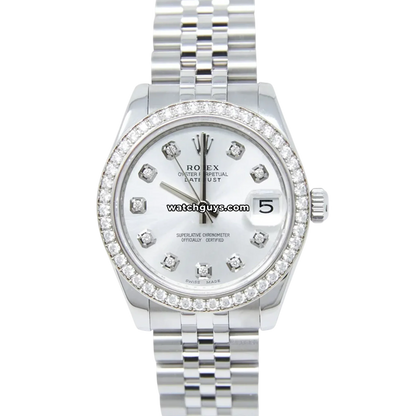 Rolex Datejust 178384 Silver Diamond Jubilee