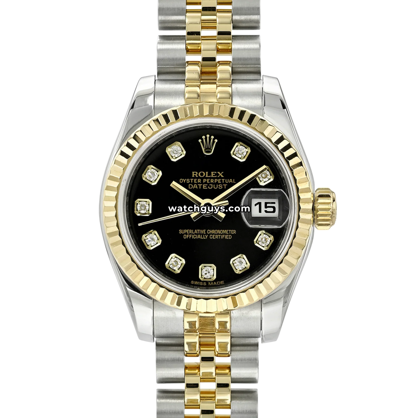 Rolex Datejust 179173 Black Diamond Jubilee
