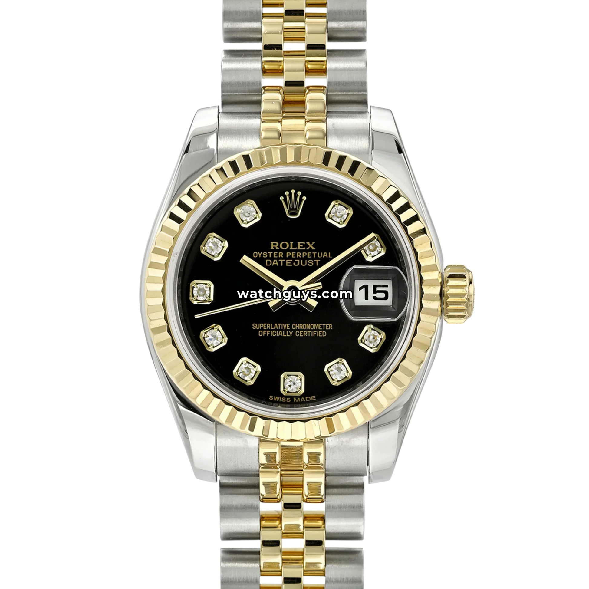 Rolex Datejust 179173 Black Diamond Jubilee