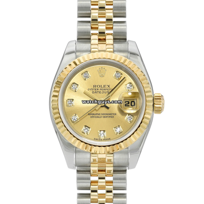 Rolex Datejust 179173 Champagne Diamond Jubilee