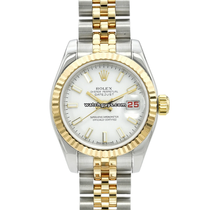 Rolex Datejust 179173 White Index