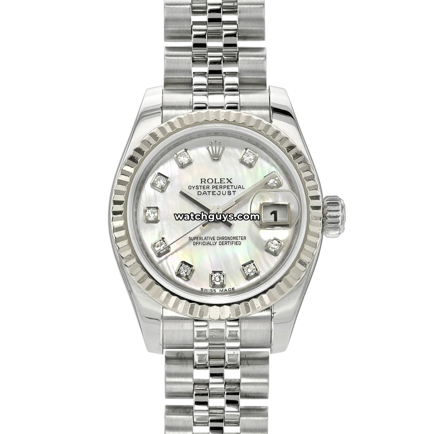Rolex Datejust 179174 Pink Mother of Pearl Diamond