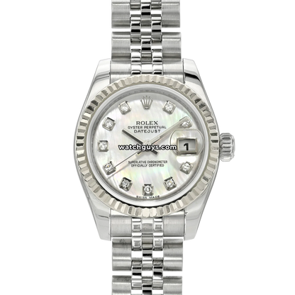 Rolex Datejust 179174 Pink Mother of Pearl Diamond
