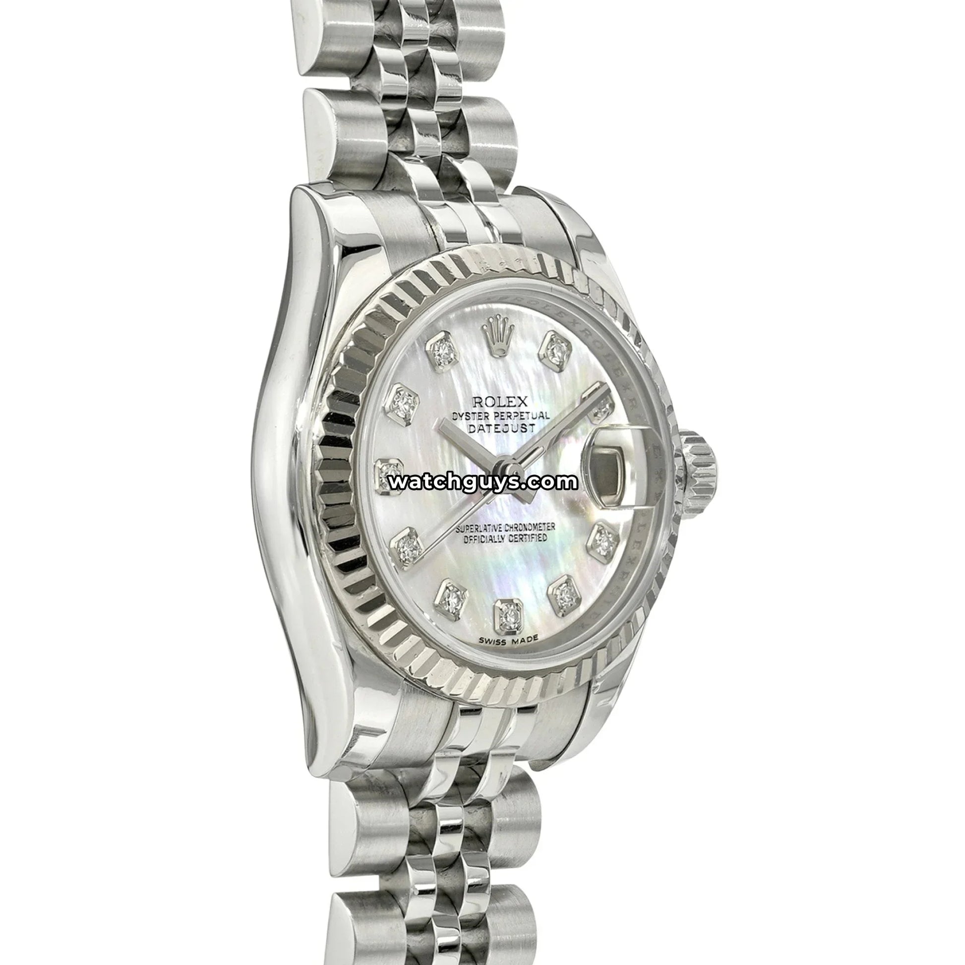 Rolex Datejust 179174 Pink Mother of Pearl Diamond