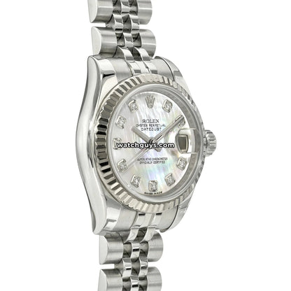Rolex Datejust 179174 Pink Mother of Pearl Diamond