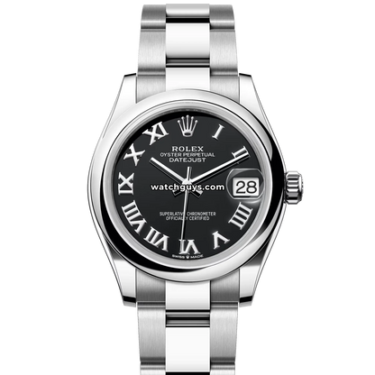 Rolex Datejust 278240 Black Roman Oyster