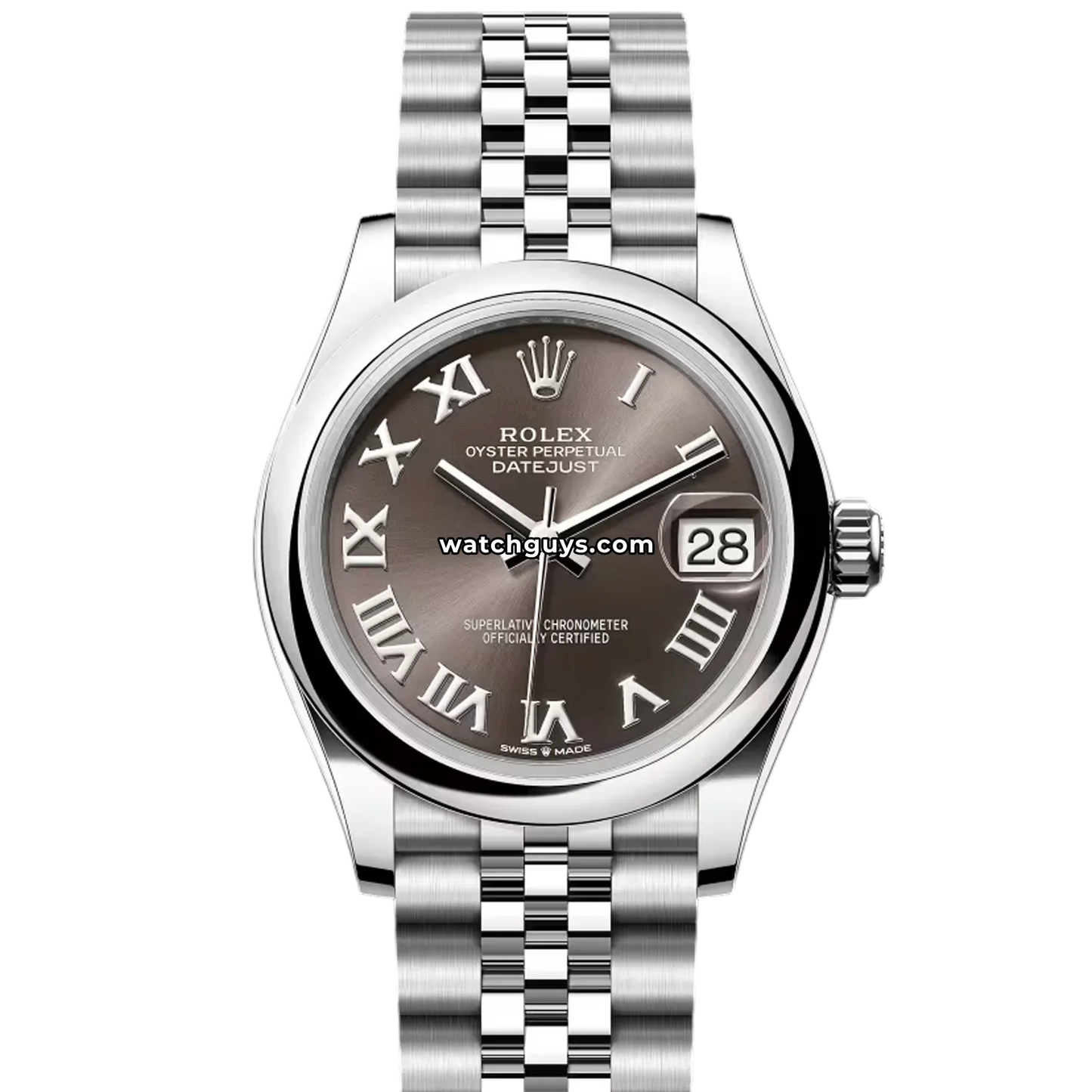 Rolex Datejust 278240 Dark Grey Roman Jubilee