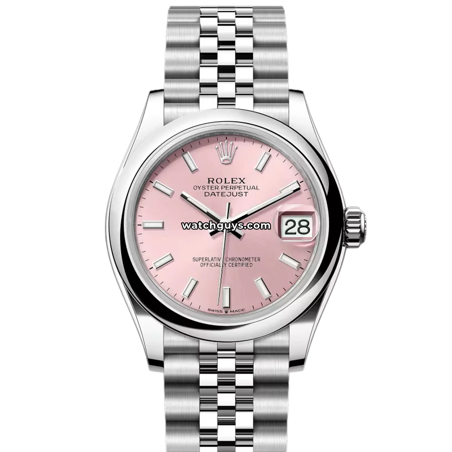 Rolex Datejust 278240 Pink Index Jubilee