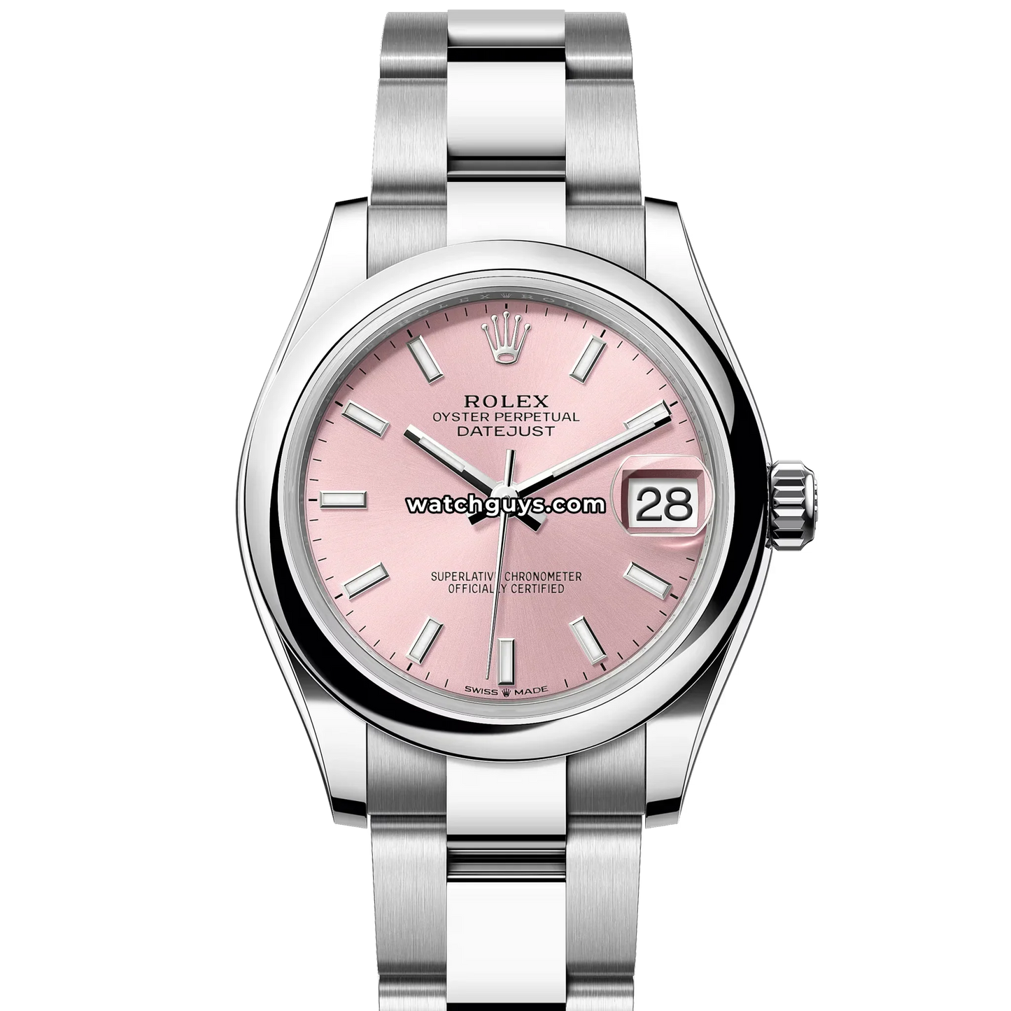 Rolex Datejust 278240 Pink Index Oyster