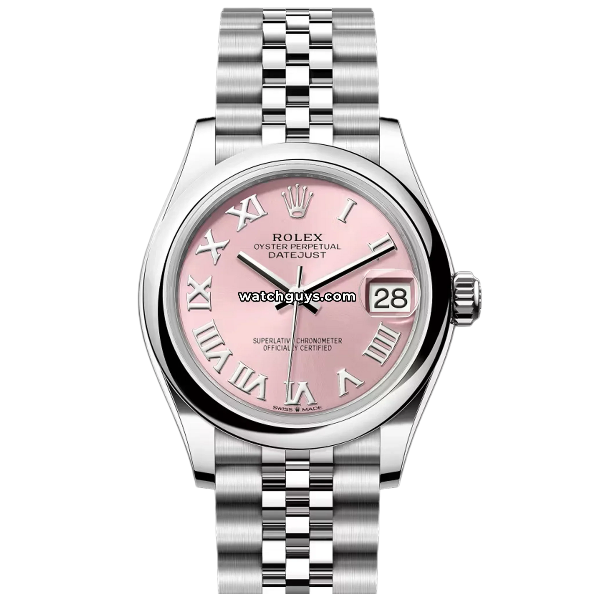 Rolex Datejust 278240 Pink Roman Jubilee