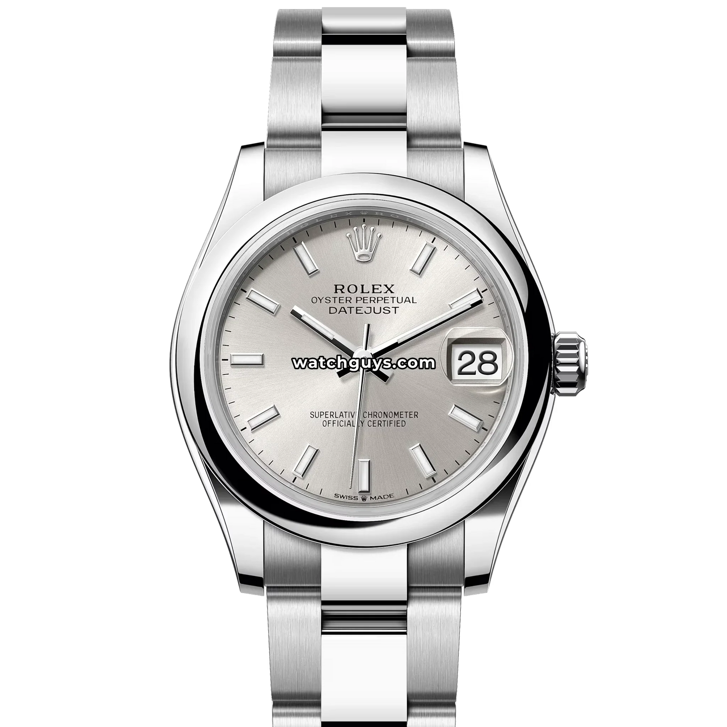 Rolex Datejust 278240 Silver Index Oyster