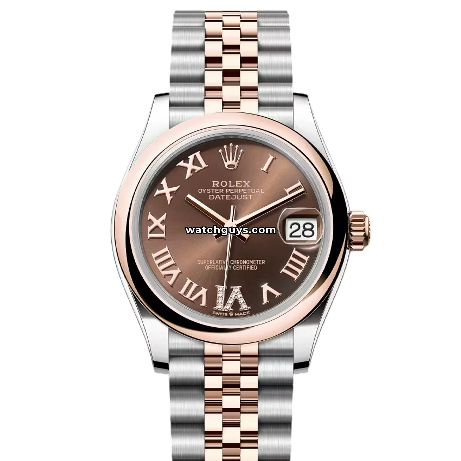 Rolex Datejust 278241 Chocolate Roman Jubilee