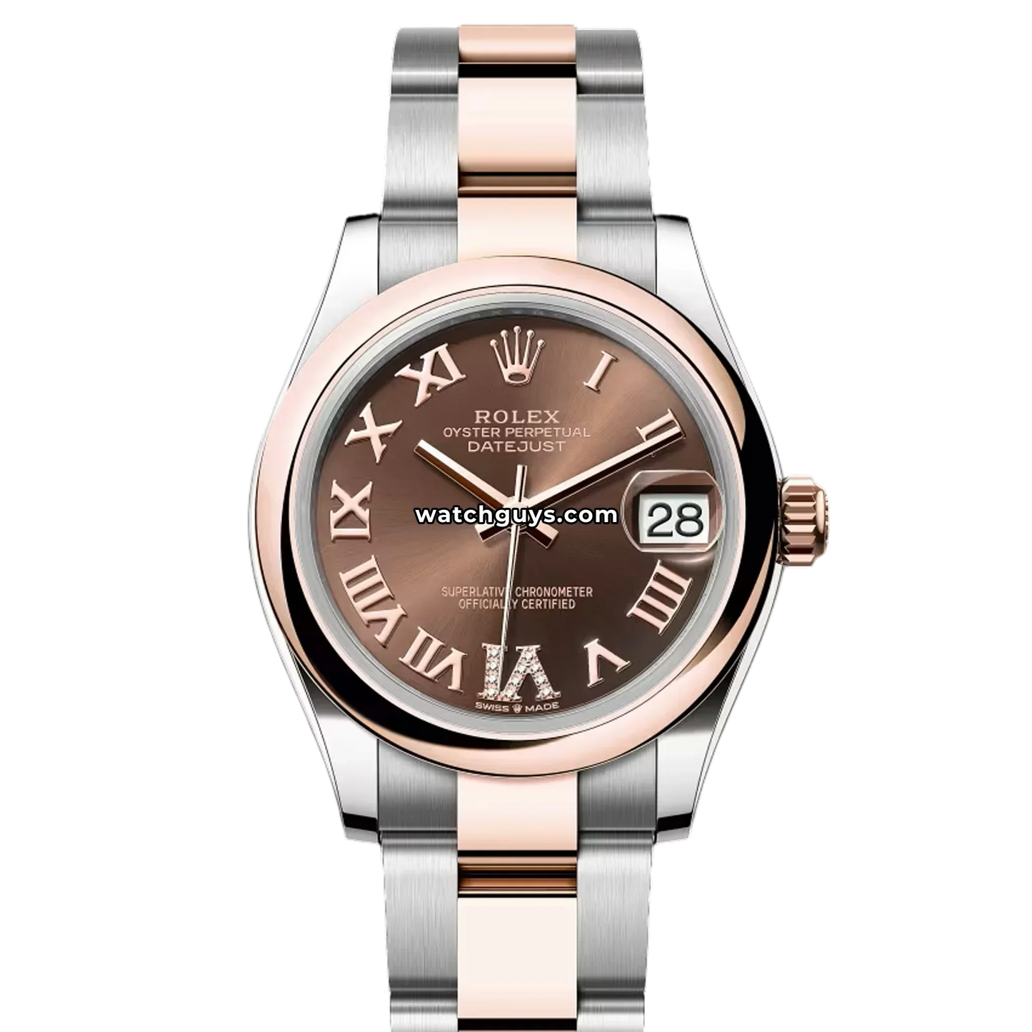 Rolex Datejust 278241 Chocolate Roman Oyster