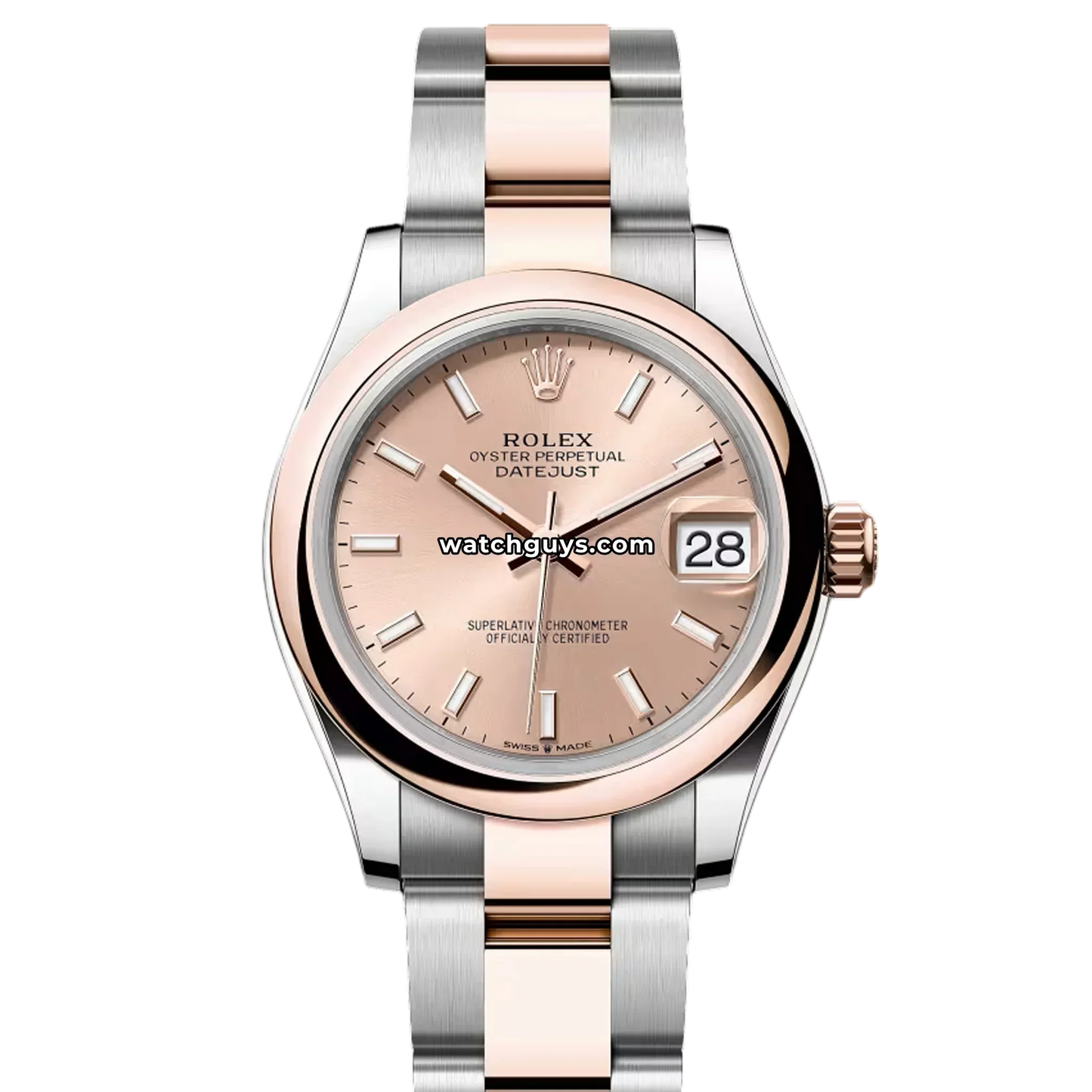 Rolex Datejust 278241 Pink Index Oyster
