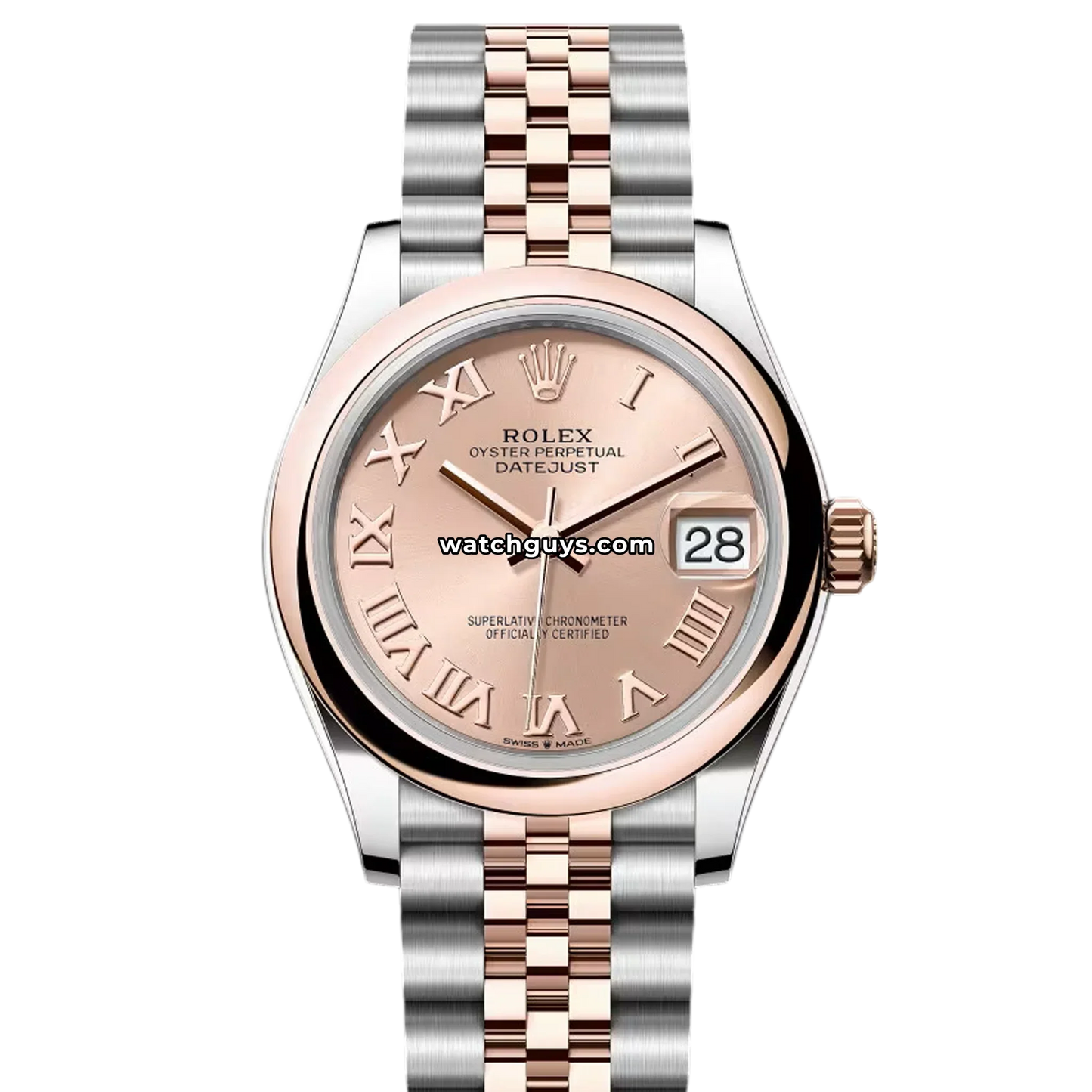 Rolex Datejust 278241 Pink Roman Jubilee