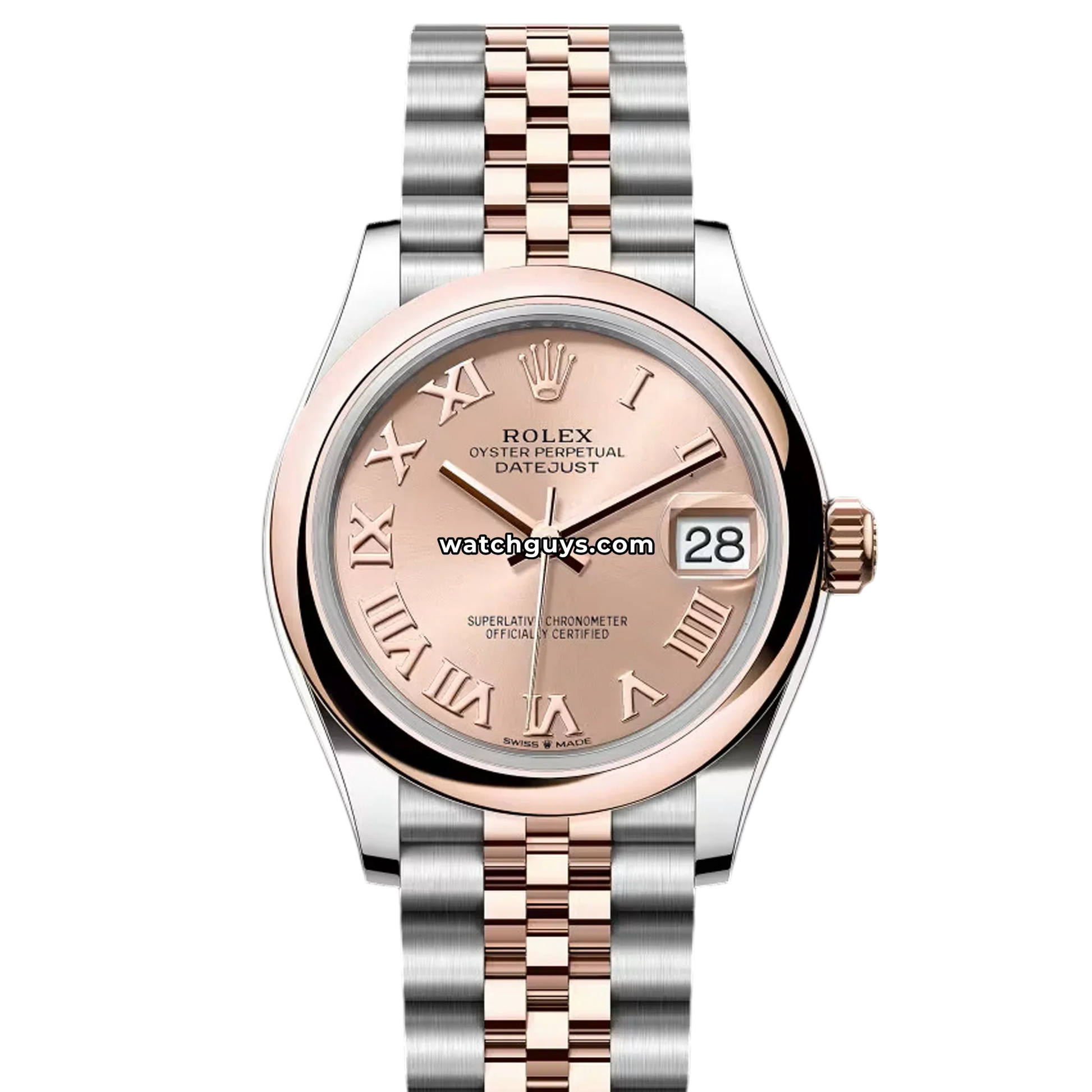 Rolex Datejust 278241 Pink Roman Jubilee