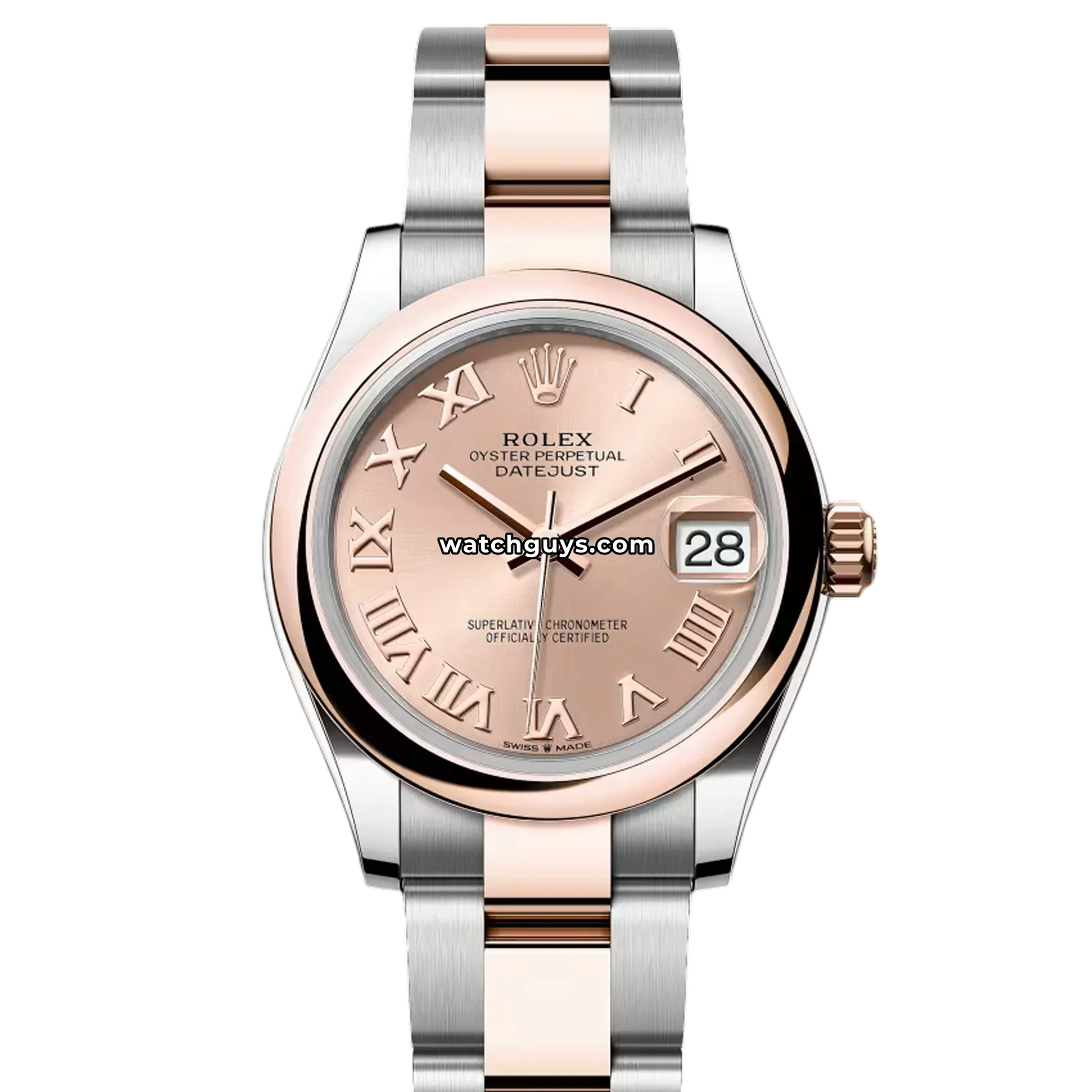 Rolex Datejust 278241 Pink Roman Oyster