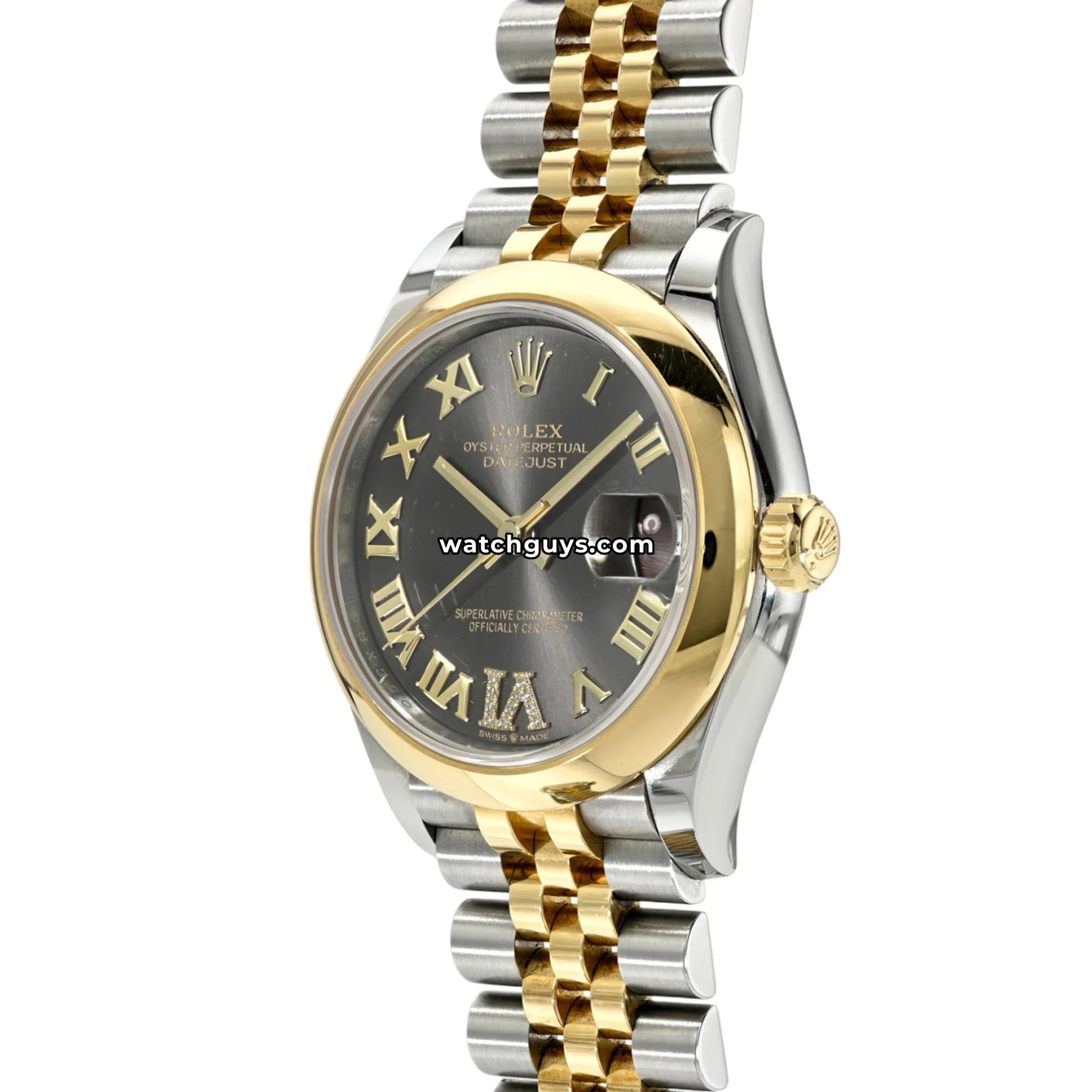 Rolex Datejust 278243 Gray Roman Jubilee